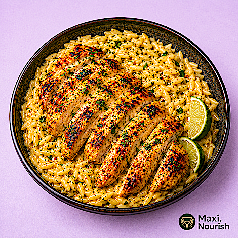 Coconut and Lime Chicken with Orzo
