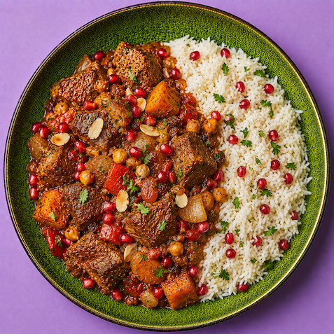 Moroccan Lamb with Rice