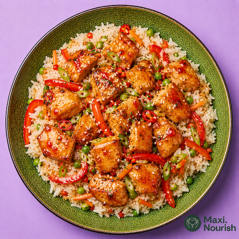 Sweet Chilli Chicken and Rice